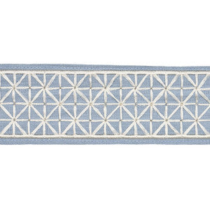 Directoire Tape Narrow Sky 83851 by Schumacher Designer Trim