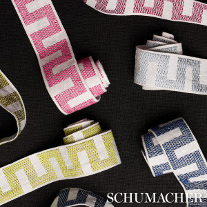 Matrix Tape Narrow Sky 83920 by Schumacher Designer Trim