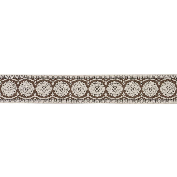Maximilian Tape Brown 84331 by Schumacher Designer Trim Rita Konig - Swanky Fabrics -