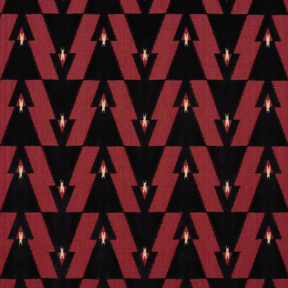 Kalido Velvet Ladybird 84120 by Schumacher Designer Fabric Perennial Favorites 5.38" - Swanky Fabrics -