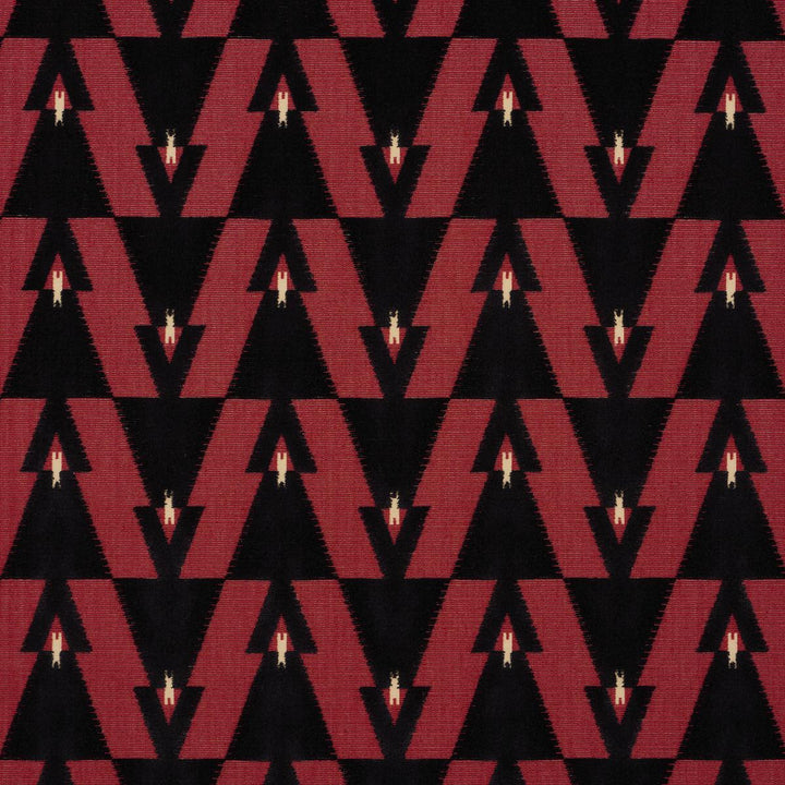 Kalido Velvet Ladybird 84120 by Schumacher Designer Fabric Perennial Favorites 5.38" - Swanky Fabrics -