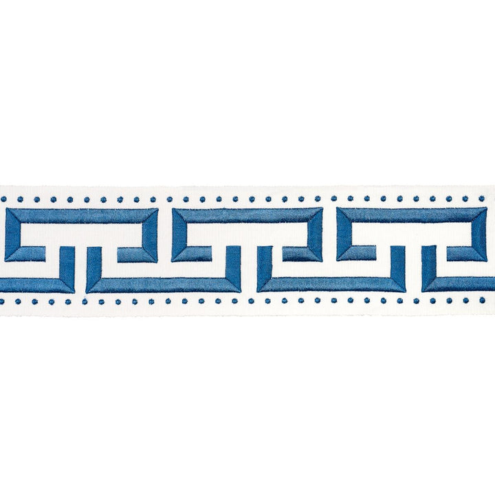 Margo Fret Marine 84580 by Schumacher Designer Trim Paloma Contreras Trims 3.0" - Swanky Fabrics -