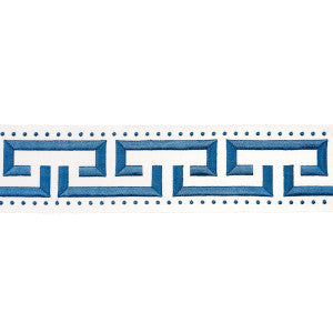 Margo Fret Marine 84580 by Schumacher Designer Trim