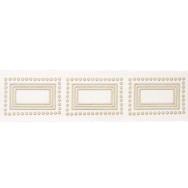 Porte Parisien Ivory 84610 by Schumacher Designer Trim Paloma Contreras Trims 3.0" - Swanky Fabrics -