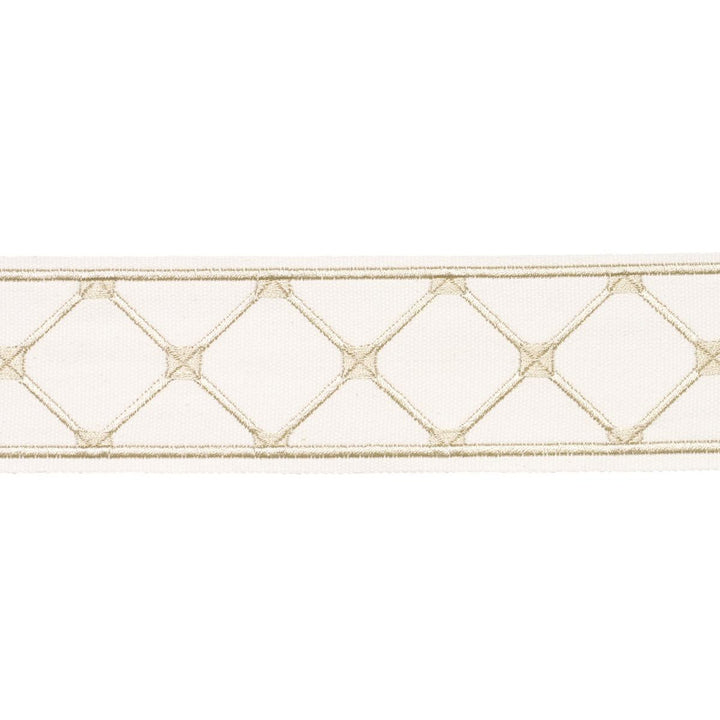 Parisian Bamboo Ivory 84603 by Schumacher Designer Trim Paloma Contreras Trims 2.5" - Swanky Fabrics -