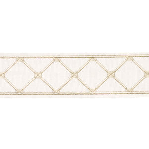Parisian Bamboo Ivory 84603 by Schumacher Designer Trim