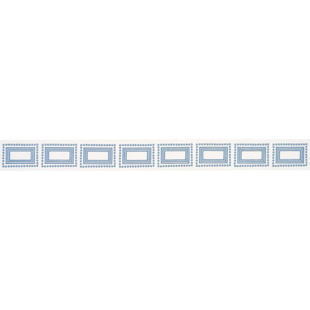Porte Parisien Porcelain 84612 by Schumacher Designer Trim Paloma Contreras Trims 3.0" - Swanky Fabrics -