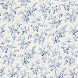 Brantwood Vine Porcelain 5016351 by Schumacher Designer Wallpaper