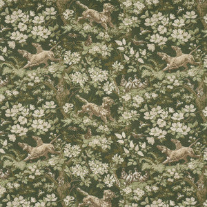 Hound Meadow Forest 182261 by Schumacher Designer Fabric