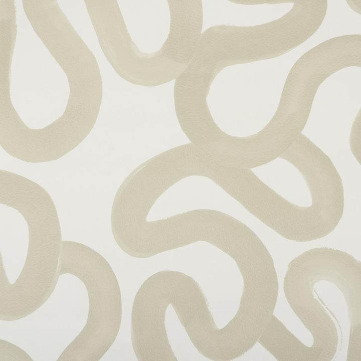 Trace Sand 5013995 by Schumacher Designer Wallpaper Hadiya Williams 54.0" - Swanky Fabrics -
