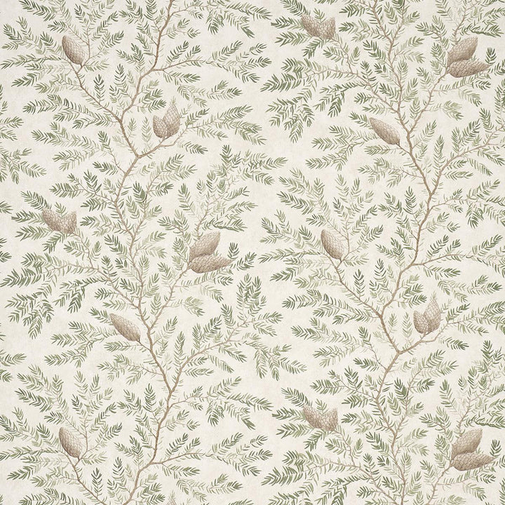 Pinewood Spruce 5016090 by Schumacher Designer Wallpaper A Country Life 27.0" - Swanky Fabrics -