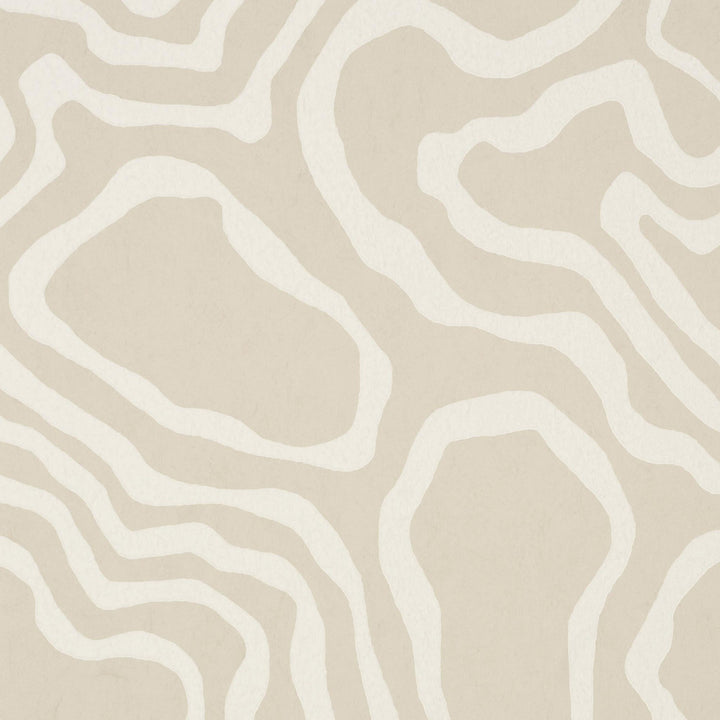 Defeo Bone 5016101 by Schumacher Designer Wallpaper Mesa 20.5" - Swanky Fabrics -