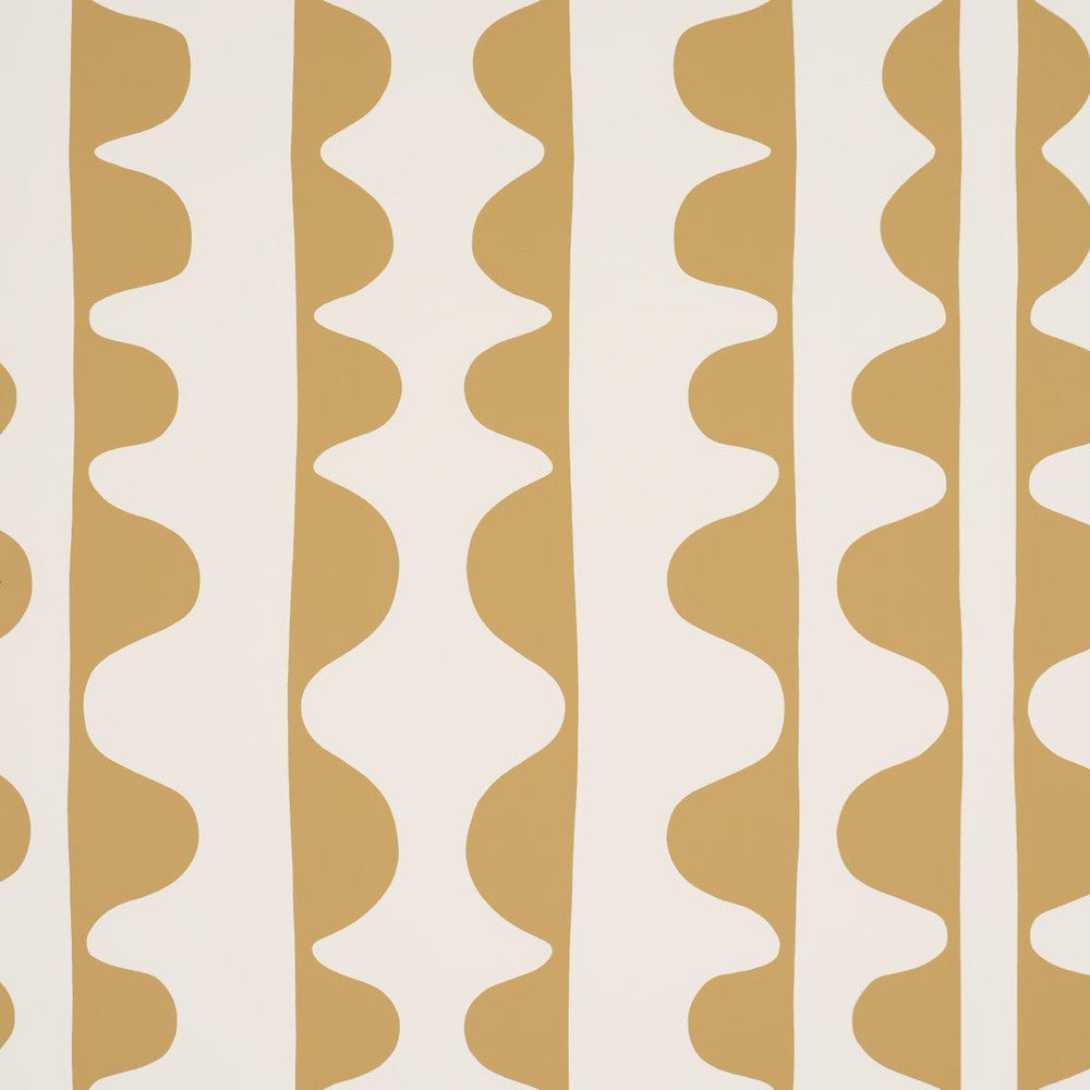 Drift Hand Print Ginger 5016621 by Schumacher Designer Wallpaper Hadiya Williams 27.0" - Swanky Fabrics -