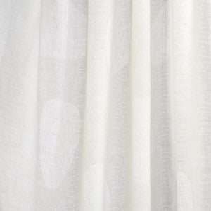 Elaine Sheer White 84421 by Schumacher Designer Fabric