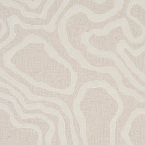 Defeo Embroidery Bone 84431 by Schumacher Designer Fabric