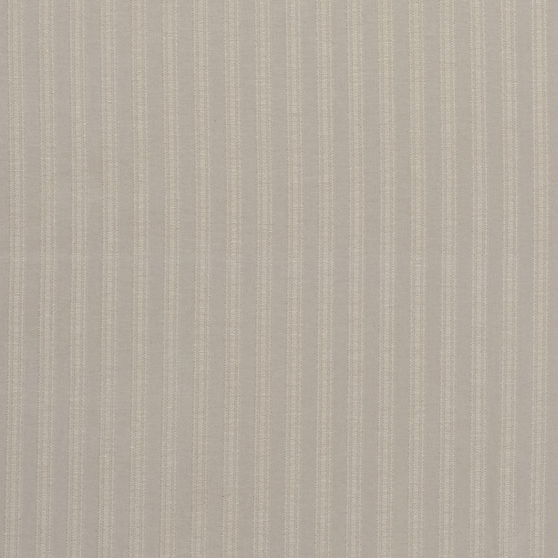Zelda Stripe Platinum 71081 by Schumacher Designer Fabric NEW OPULENCE See Sample ITALY - </p><p>Repeat: Horizontal: 1 1/8" (3CM) and Vertical: - 56 1/2" (143CM) - Swanky Fabrics -