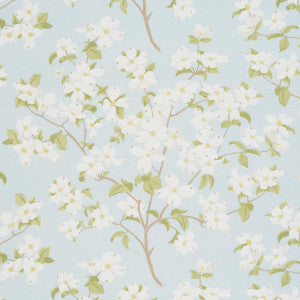 Blooming Branch Sky 177413 by Schumacher Designer Fabric