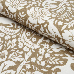 Deerfield Mocha 182172 by Schumacher Designer Fabric