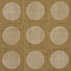 Una Hand Block Print Ochre 182300 by Schumacher Designer Fabric