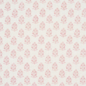 Aditi Hand Blocked Print Blush 179365 by Schumacher Designer Fabric