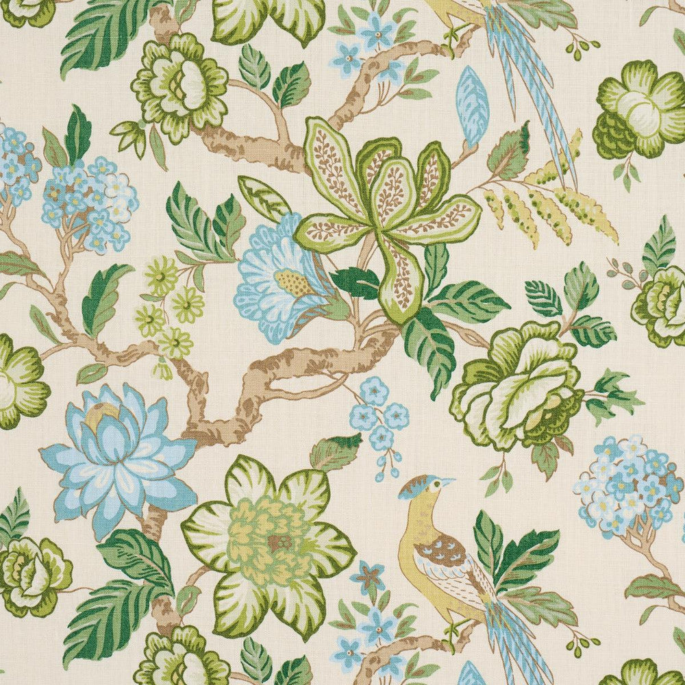 Huntington Gardens Paradis 175565 by Schumacher Designer Fabric Timothy Corrigan 27.0" - Swanky Fabrics -