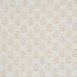 Aditi Hand Blocked Print Sage 179363 by Schumacher Designer Fabric