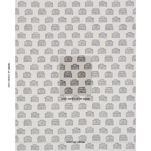 Ode Hand Block Charcoal 182450 by Schumacher Designer Fabric
