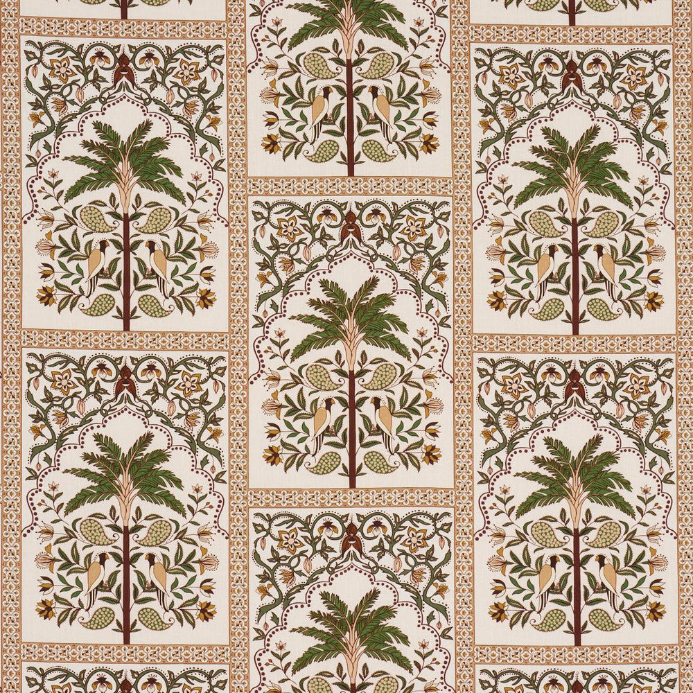 Amazonas Mystique Echoes Of The Rainforest 182570 by Schumacher Designer Fabric Johanna Ortiz 15.5" - Swanky Fabrics -