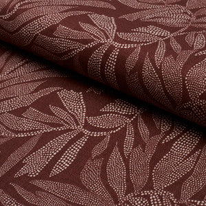 Tayrona Palm Mosaic Cayenne Latte 182590 by Schumacher Designer Fabric
