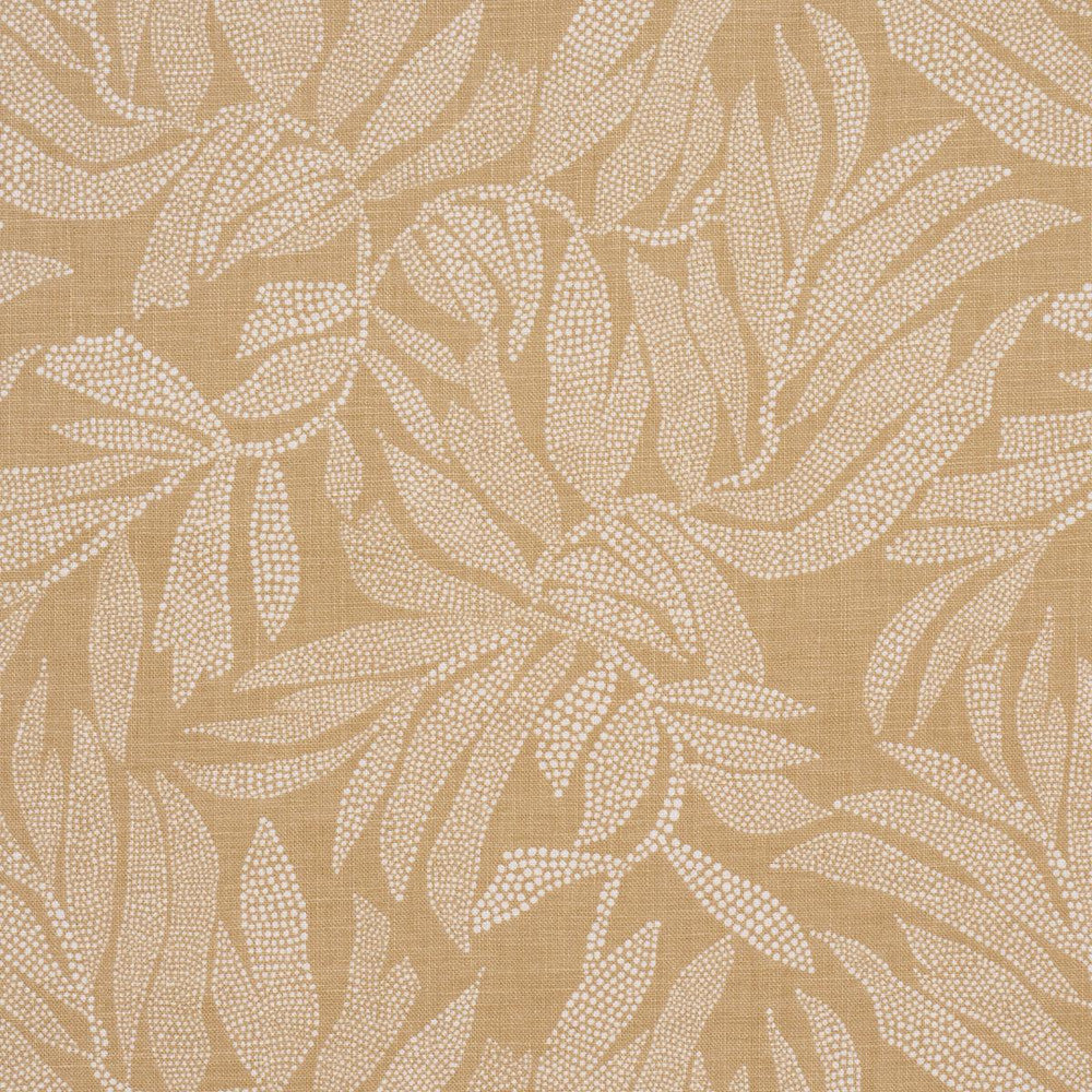 Tayrona Palm Mosaic Playa Dorada Sand 182591 by Schumacher Designer Fabric Johanna Ortiz 27.0" - Swanky Fabrics -