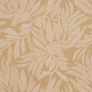 Tayrona Palm Mosaic Playa Dorada Sand 182591 by Schumacher Designer Fabric