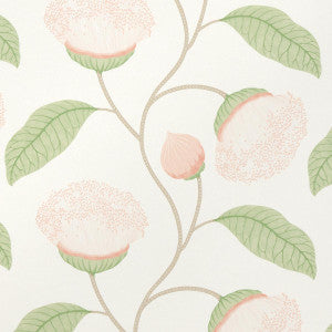 Celinda Blush 5016360 by Schumacher Designer Wallpaper