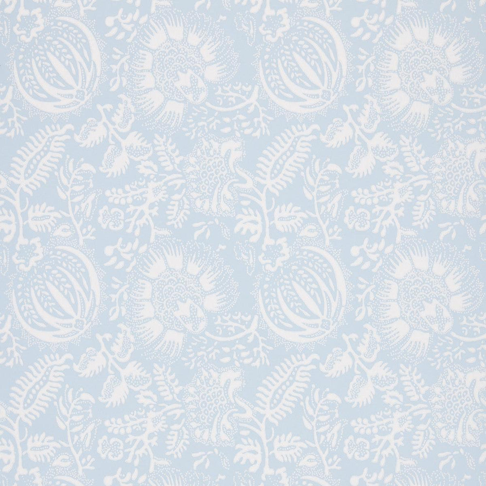 Pomegranate Print Sky 5016370 by Schumacher Designer Wallpaper A Love Affair 13.5" - Swanky Fabrics -