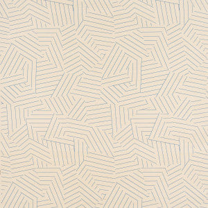 Deconstructed Stripe Sisal Cobalt 5016581 by Schumacher Designer Wallpaper