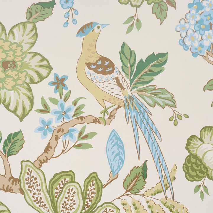 Huntington Gardens Paradis 5016662 by Schumacher Designer Wallpaper Timothy Corrigan 27.0" - Swanky Fabrics -