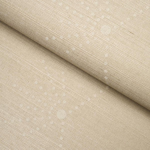 Royre Stripe Sisal Sand 5016721 by Schumacher Designer Wallpaper