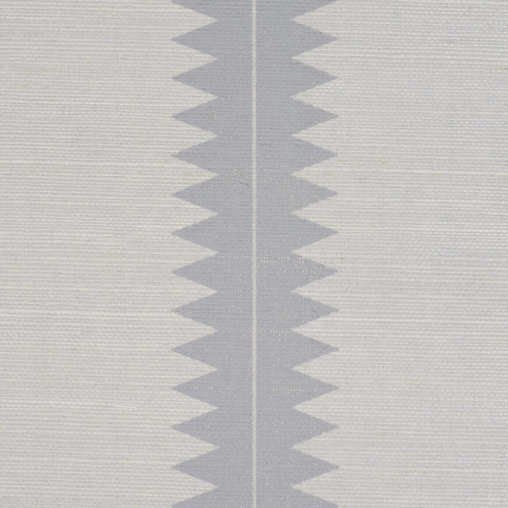 Bristle Stripe Sisal Dove 5016741 by Schumacher Designer Wallpaper Textured & Woven Wallcoverings 17.0" - Swanky Fabrics -