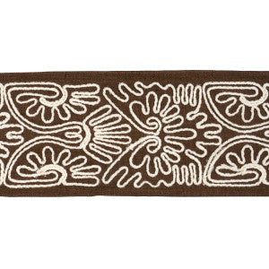 Nico Tape Mocha 84761 by Schumacher Designer Trim