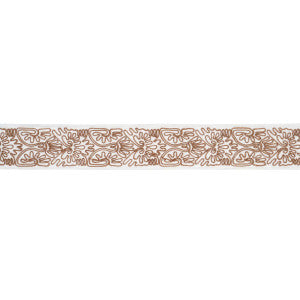 Nico Tape Natural 84760 by Schumacher Designer Trim