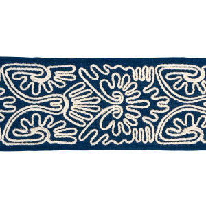 Nico Tape Indigo 84762 by Schumacher Designer Trim