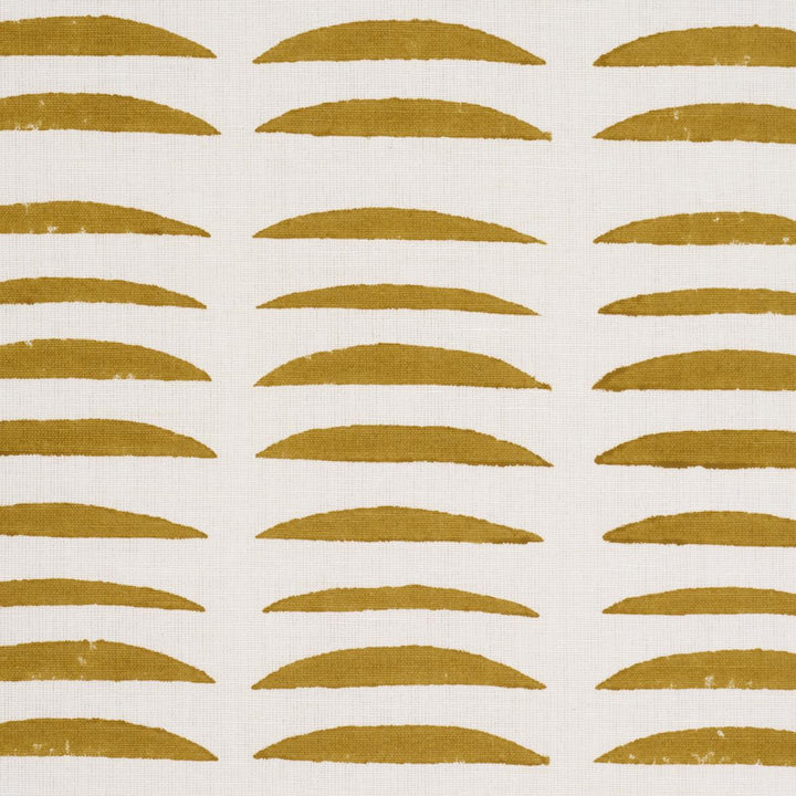 Parable Hand Block Ginger 182473 by Schumacher Designer Fabric Hadiya Williams 3.38" - Swanky Fabrics -