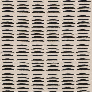 Parable Hand Block Charcoal 182471 by Schumacher Designer Fabric