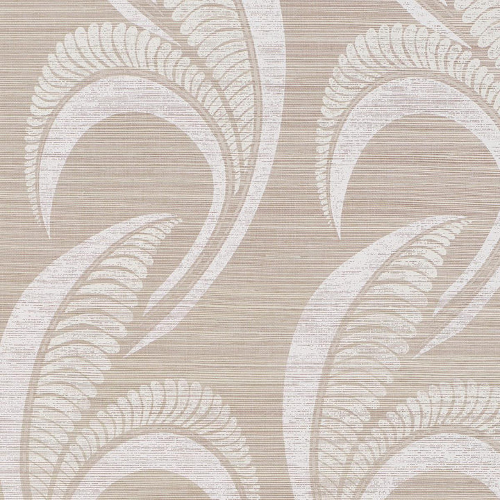 Banana Leaf Sisal Silver 5016551 by Schumacher Designer Wallpaper Textured & Woven Wallcoverings 34.0" - Swanky Fabrics -