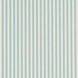 Emma Stripe Narrow Aqua 5017194 by Schumacher Designer Wallpaper