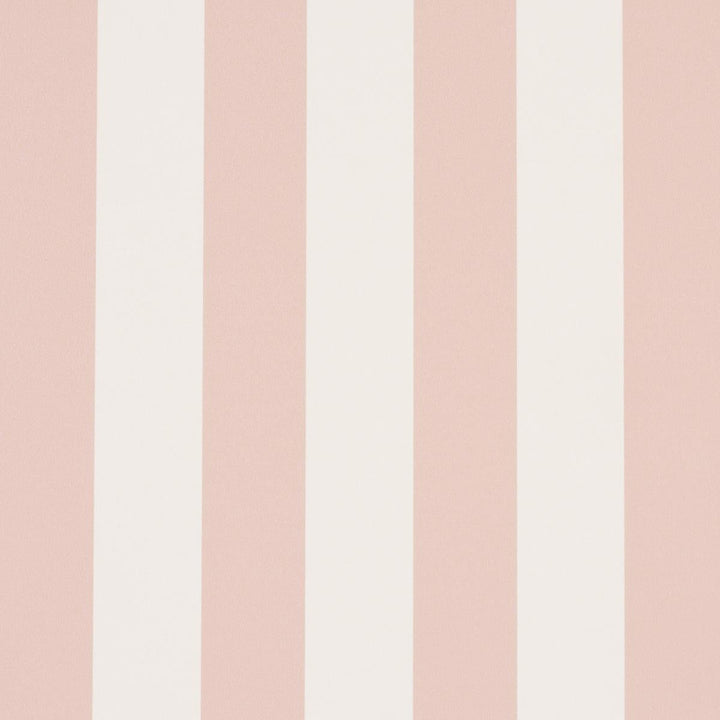 Emma Stripe Blush 5017219 by Schumacher Designer Wallpaper Perennial Favorites 2.5" - Swanky Fabrics -