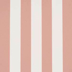 Emma Stripe Coral 5017220 by Schumacher Designer Wallpaper