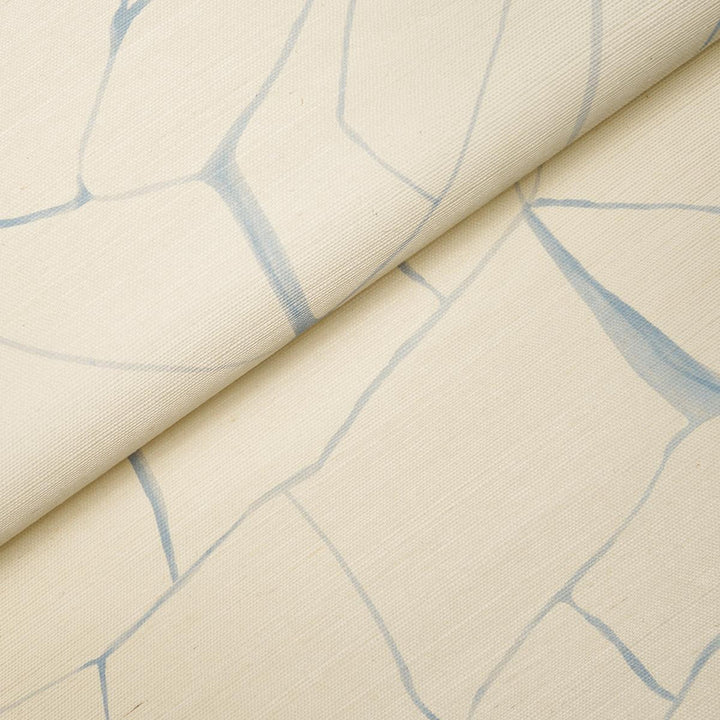 Filigree Sisal Sky 5017230 by Schumacher Designer Wallpaper Perennial Favorites 34.0" - Swanky Fabrics -