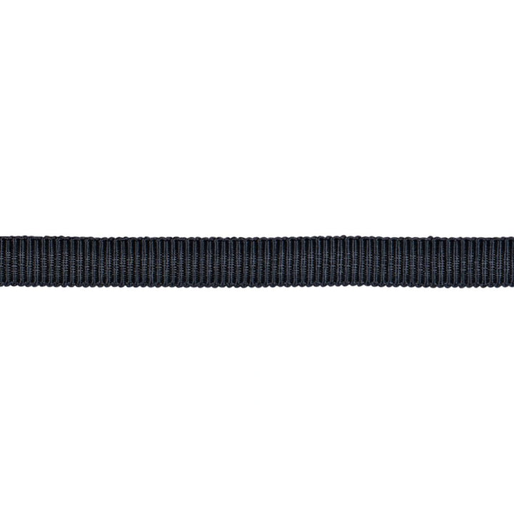 Narrow Faille Tape Charcoal 74992 by Schumacher Designer Trim Perennial Favorite Trims - Swanky Fabrics -