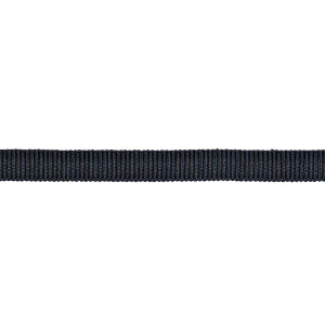 Narrow Faille Tape Charcoal 74992 by Schumacher Designer Trim
