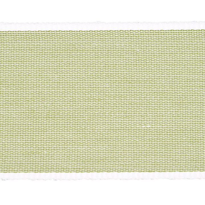 Sandpiper Tape Wide Green 79384 by Schumacher Designer Trim Perennial Favorite Trims - Swanky Fabrics -